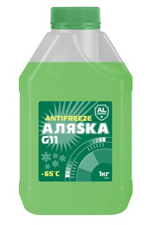 Антифриз Аляска -65 G11 зелёный 1кг Alyaska