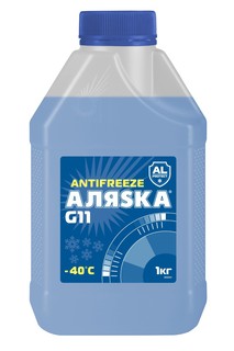 Антифриз Аляска -40 G11 синий 1кг Alyaska