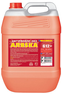 Антифриз Аляска Long Life G12+ красный 20кг Alyaska