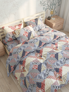 Пододеяльник Сказка -Пэчворк- 2-спальный на молнии 175х215 см