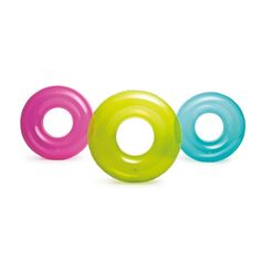 Надувной круг Intex Transparent Льдинка, 76 см 59260