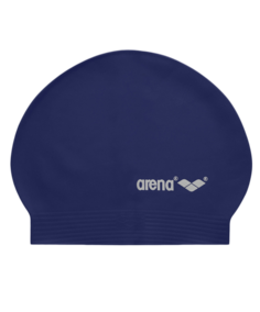 Шапочка для плавания Arena Light SoftLatex 72 navy/silver