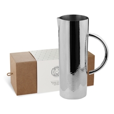 Кувшин Кольчугинский мельхиор медный посеребренный кованый в коробке