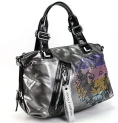 Сумка женская Anna Fashion 7177-1, серебристый