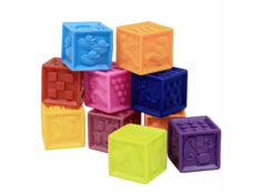 Мягкие кубики Battat One Two Squeeze 68602