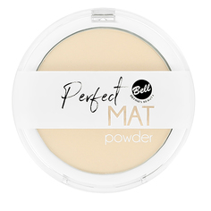 Пудра компактная для лица BELL PERFECT MAT POWDER тон 02 фиксирующая, матирующая