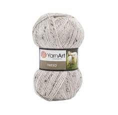 Пряжа YarnArt 7732086_00001 Tweed 220 белый