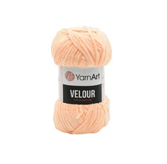 Пряжа YarnArt 7722484_00023 Velour 863 персиковый