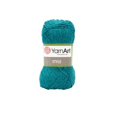 Пряжа YarnArt 7722483_00009 Style 677 тёмная бирюза