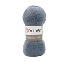 Пряжа YarnArt 7729665_00005 Angora Star 3864 темный джинс