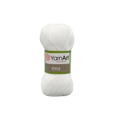 Пряжа YarnArt 7722483_00001 Style 650 белый