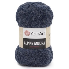 Пряжа YarnArt 7732064_00007 Alpine Angora 338 темный джинс