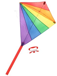 Воздушный Змей X-Match Радуга, 82х88 см, 682109