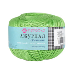 Пряжа Пехорка Ажурная 50 г, 280 м (мерсеризованный хлопок) (65-Экзотика), 10 мотков