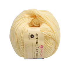 Пряжа Пехорка Детский каприз, 50 г, 225 м (53-Светло-жёлтый), 10 мотков