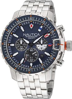 Наручные часы мужские Nautica NAPICF015 серебристые
