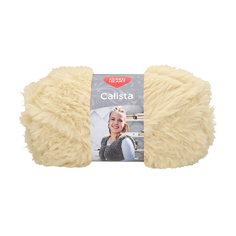 Пряжа Red Heart Calista 100гр 60м (100% полиэстер) (00002 бежевый)