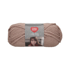 Пряжа Red Heart Lisa Big 200гр 120м (100% акрил) (00134 меланж румянец)