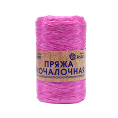 Пряжа Astra Premium Мочалочная, 50 г, 200 м (100% полипропилен) (Пион), 10 мотков