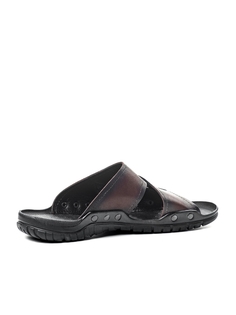 Шлепанцы мужские quattrocomforto 334-21MZ-019KS коричневые 39 RU