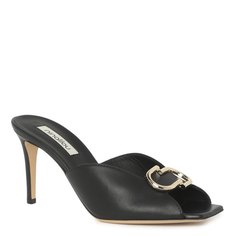 Шлепанцы женские Ninalilou 321066 K7 черные 38 EU