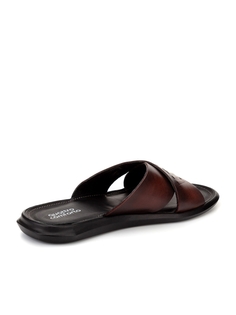 Шлепанцы мужские quattrocomforto 333-21MZ-022KK бордовые 40 RU