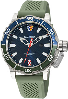 Наручные часы мужские Nautica NAPGLS113 зеленые