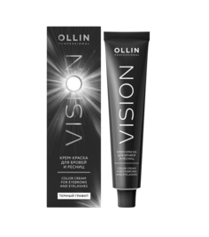 Крем-краска для бровей и ресниц Ollin Professional Темный графит, 20 мл