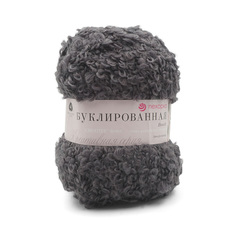 Пряжа Пехорка Буклированная 200 г, 220 м (акрил высокообъемный) (484 баклажан), 5 мотков