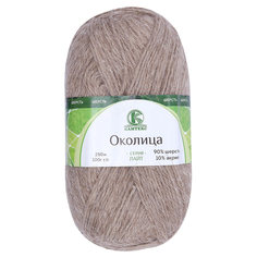 Пряжа Камтекс Околица 100 г, 250 м (шерсть, акрил) (006 светло-бежевый), 5 мотков