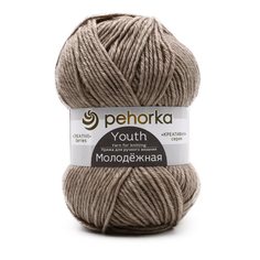 Пряжа Пехорка Молодёжная 200 г, 280 м (756-Бархатный беж), 5 мотков