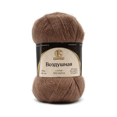 Пряжа Камтекс Воздушная 100 г, 370 м (меринос, шерсть) (077 тёмно-бежевый), 5 мотков