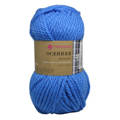 Пряжа Пехорка Осенняя, 200 г, 150 м (шерсть, акрил) (98-Лесной колокольчик), 5 мотков