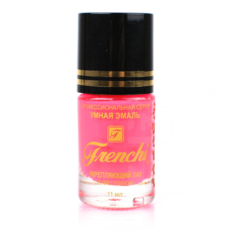 Укрепляющий лак для ногтей Умная Эмаль French №52 Неон розовый 11 мл