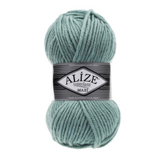 Пряжа ALIZE Superlana maxi 100 г, 100 м (акрил, шерсть) ТУ (463 мята), 5 мотков
