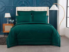 Постельное белье Sofi De MarkO с одеялом Маурицио цвет: зеленый 1,5 спал.)