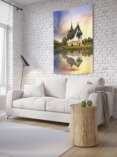 Вертикальное фотопанно на стену JoyArty "Зеркальный домик", 150x200 см