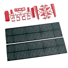 Органайзер для инструментов Prosperplast настенный 60 x 12,8 x 11,8 см черный