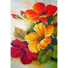 Картина мозаикой Molly Огненные оттенки KM0928, 16 цветов, 15х20 см