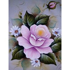 Картина мозаикой Molly Винтажная роза KM0935, 20 цветов, 15х20 см