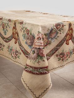Скатерть Le Gobelin Бабочки Кофе 150х220 см