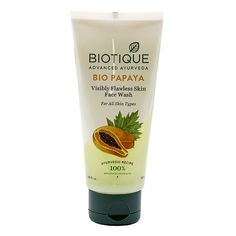 Гель-скраб для умывания Био папайя Biotique 50мл