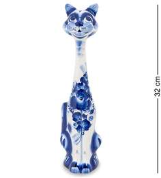 Фигурка "Кот-Кегля" (Гжельский фарфор) Art East