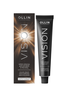 Крем-краска для бровей и ресниц Ollin Professional - Коричневый, 20 мл