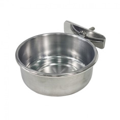 Миска для птиц Parrot Feeder Bowl PetStandArt, размер 10см, 300мл, металл