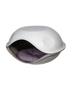 Домик для домашнего питомца Georplast DUCK PILLOW, пластик с подушкой