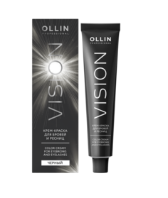 Крем-краска для бровей и ресниц Ollin Professional - Черный, 20 мл