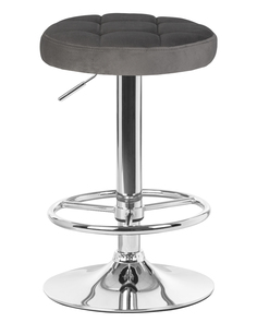 Барный табурет Империя стульев BRUNO VELOUR серый LM-5008 grey (MJ9-75)