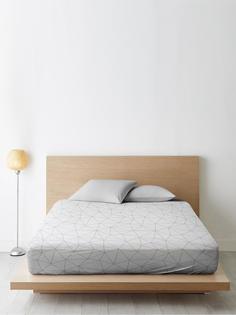 Простыня Ночь Нежна "Грань" (белый) комп. 7353-1 Поплин (220х200) евро