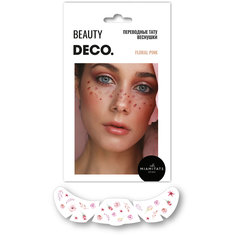 Набор переводных тату-веснушек DECO. by Miami tattoos (Floral pink)